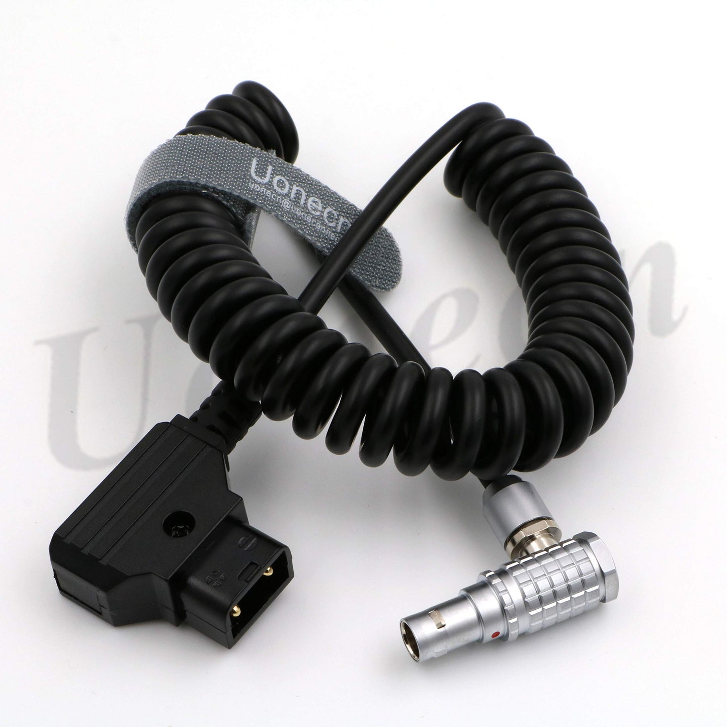 Uonecn Teradek Bond Power Cable for ARRI RED Camera Anton Bauer Right Angle 2 Pin Male to D-Tap Spring Cable 12''