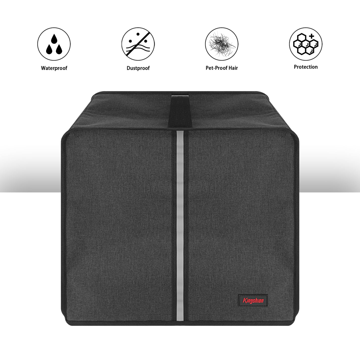 Paper Shredder Cover Compatible with Amazon Basics 8-Sheet Cross Cut Paper Shredder - Waterproof Dust & Pet Hair Protector with Reflective Strips