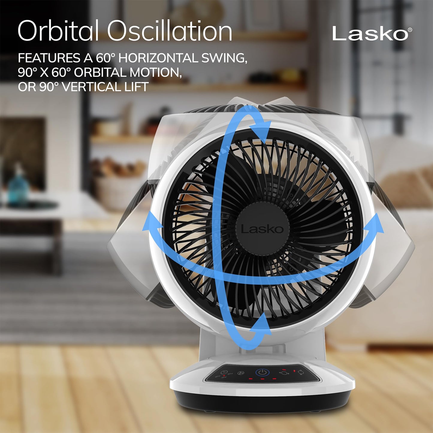 Lasko Whirlwind Air Circulator Table Fan - 12” - A12557 - White