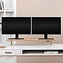 Anji Mountain Monitor Stand - Desktop Organizer & Laptop Riser, Ergonomic Monitor Riser, Space-Saving Monitor Stand for Desk, Durable Construction