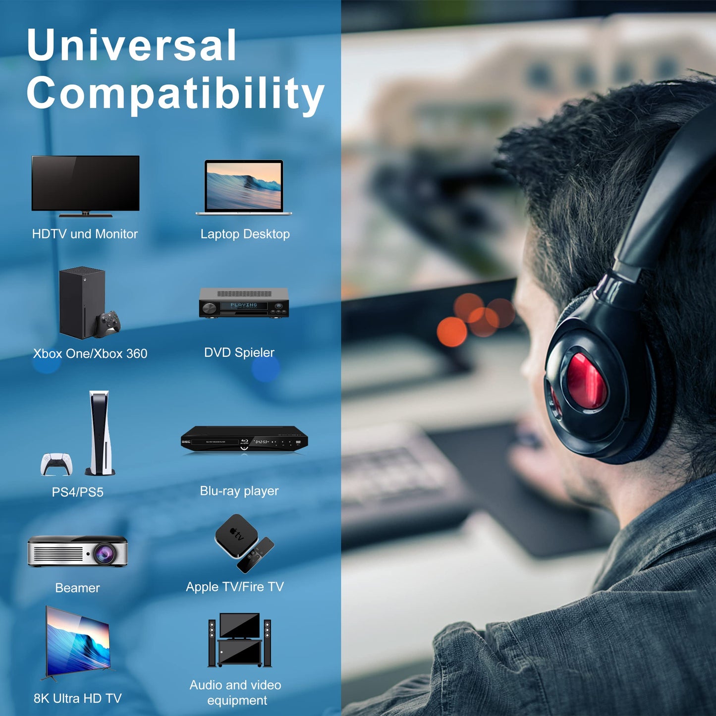 DGHUMEN 8K HDMI Cable 3Ft- Ultra High Speed 48Gbps HDMI 2.1 Cable - Support 8K@60Hz, 4K@120Hz - Feature Dynamic HDR - HDMI Cables for Monitors, HDTV