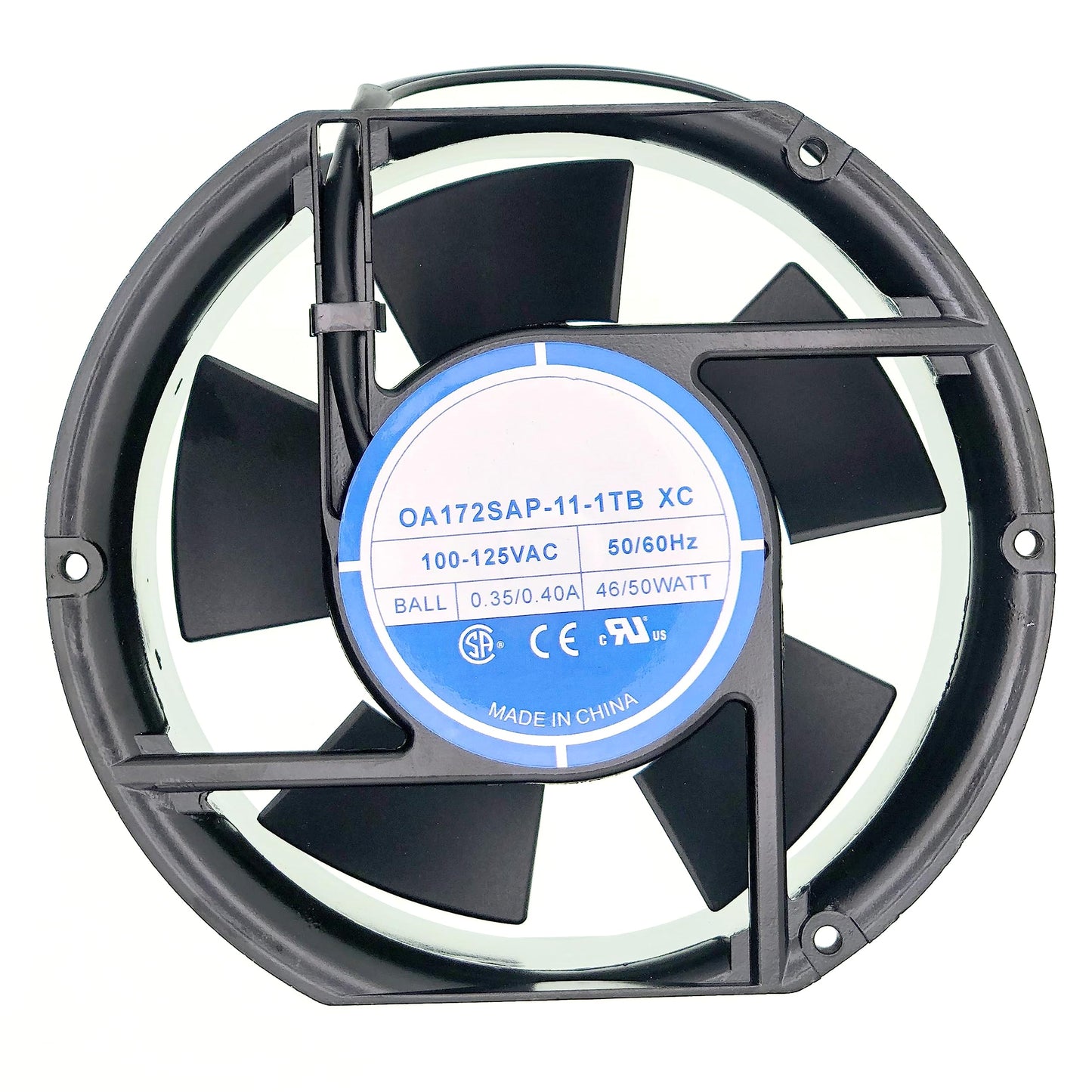 New Cooling fan For OA172SAP-11-1TB XC AC100-125V 0.35/.040A 46/50W 50/60Hz 2-Wire 17CM Size:172x150x51mm.