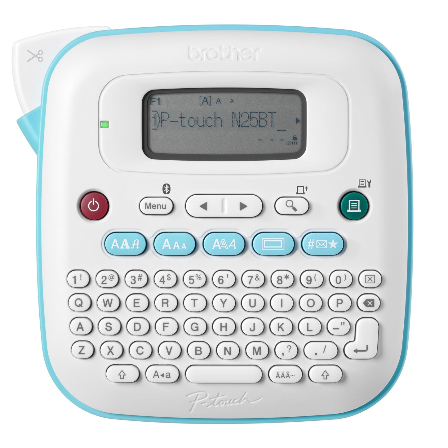 Brother P-Touch PT-N25BT Personal Connected Label Maker, Bluetooth, Design&Print2 app, Portable, Handheld and Prints with P-Touch Btag½â€ (12mm) Wide