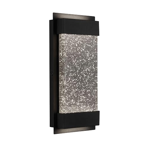 Artika GB390L Essence Bubble Glow Box, 300 lm., 6" Weather Resistant Outdoor Light, Black