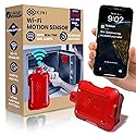 Instant Kini Safe Alert Wi-Fi Motion Sensor Alarm - Real-time SMS, Email, IFTTT - Great for Gun Safes, Cabinets, Office - Easy Install, No