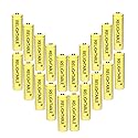 RELIGHTABLE AA NiCd 600mAh 1.2V Rechargeable Batteries for Solar Garden Lights (Pack of 20)