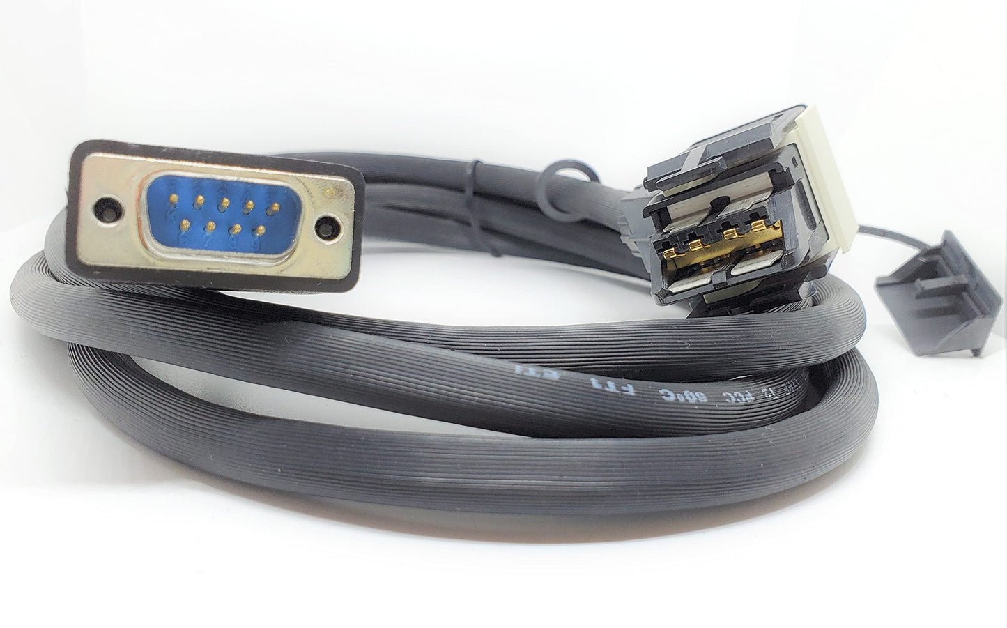 PC Accessories 8 ft. DB9 to Data Token Ring Adapter Cable, Male to Male, Black M-M