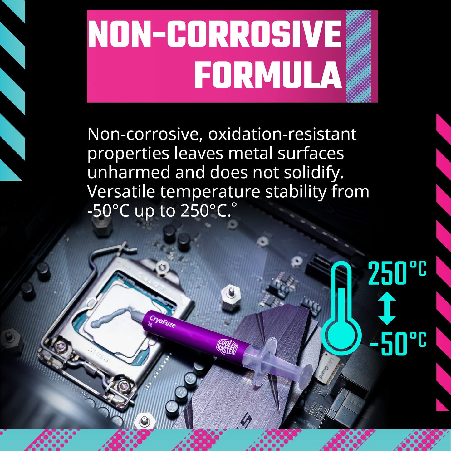 Cooler Master CryoFuze Premium Performance Thermal Paste, Nanoparticles, | 2 Grams | Thermal Compound (for GPU, CPU, Consoles, Laptops Graphics Cards