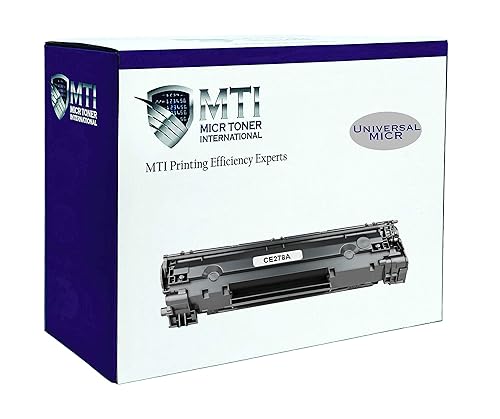 MICR Toner International Compatible Universal Magnetic Ink Cartridge Replacement for HP CE278A 78A LaserJet Pro M1536 M1537 M1538 M1539 P1566 P1606