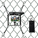 UBeesize Cell Phone Fence Mount with Foldable Shade, Game Changer Mounting Kit for iPhone, GoPro, Mevo Start, Tool-Free Streaming Kits with Carry Bag
