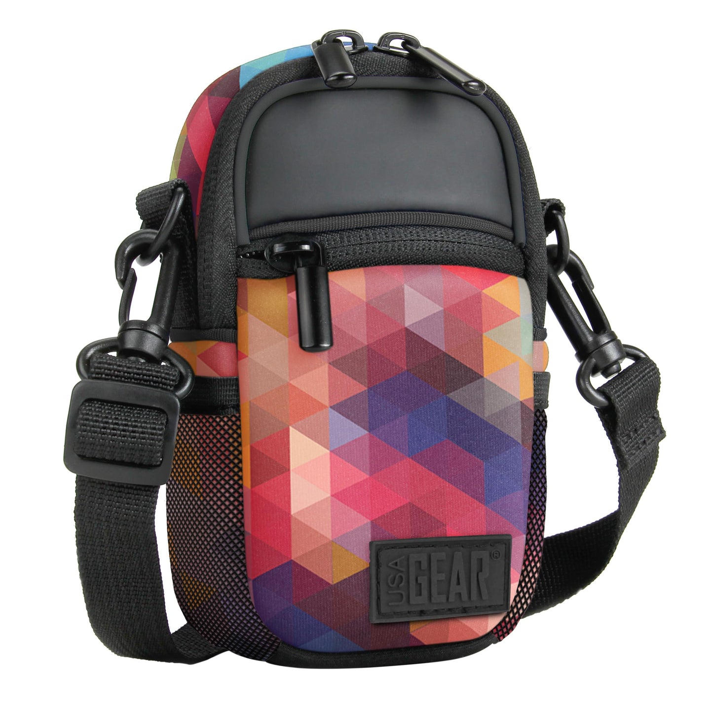 USA Gear Compact Point and Shoot Camera Case Small Digital Camera Pouch with Accessory Pockets and Shoulder Strap - Compatible with Sony CyberShot