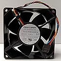 ELOMILE 12V 90mm Fan, 0.60A 4-Pin Temperature Control, 90*90*32MM, Desktop, Laptop, Server, Gaming Console Compatible