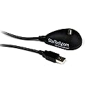 StarTech.com 5ft USB 2.0 Extension Cable - Male to Female - 5 ft USB A to A Extension cord for Laptop, Desktop, Tablet, Webcam & More (USBEXTAA5DSK)
