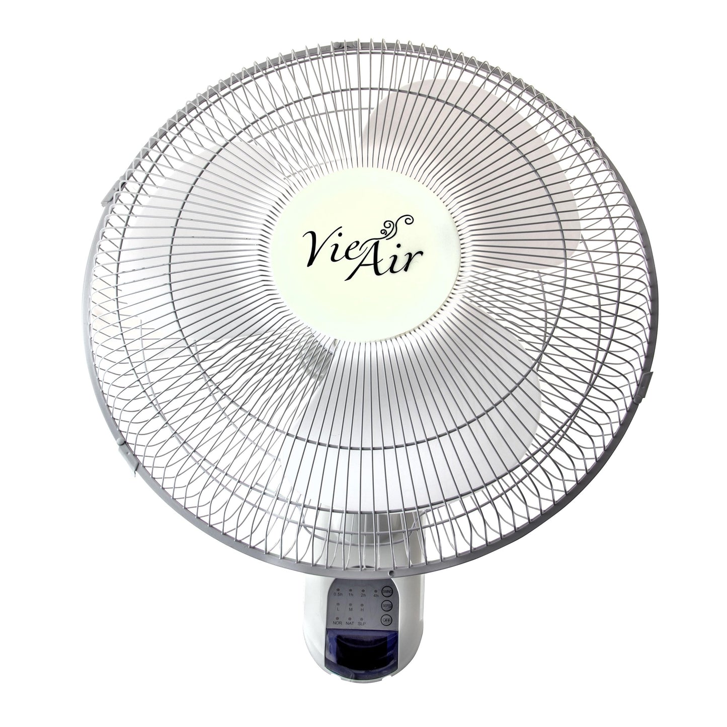 Vie Air 16" Plastic Wall Fan with Remote Control in White