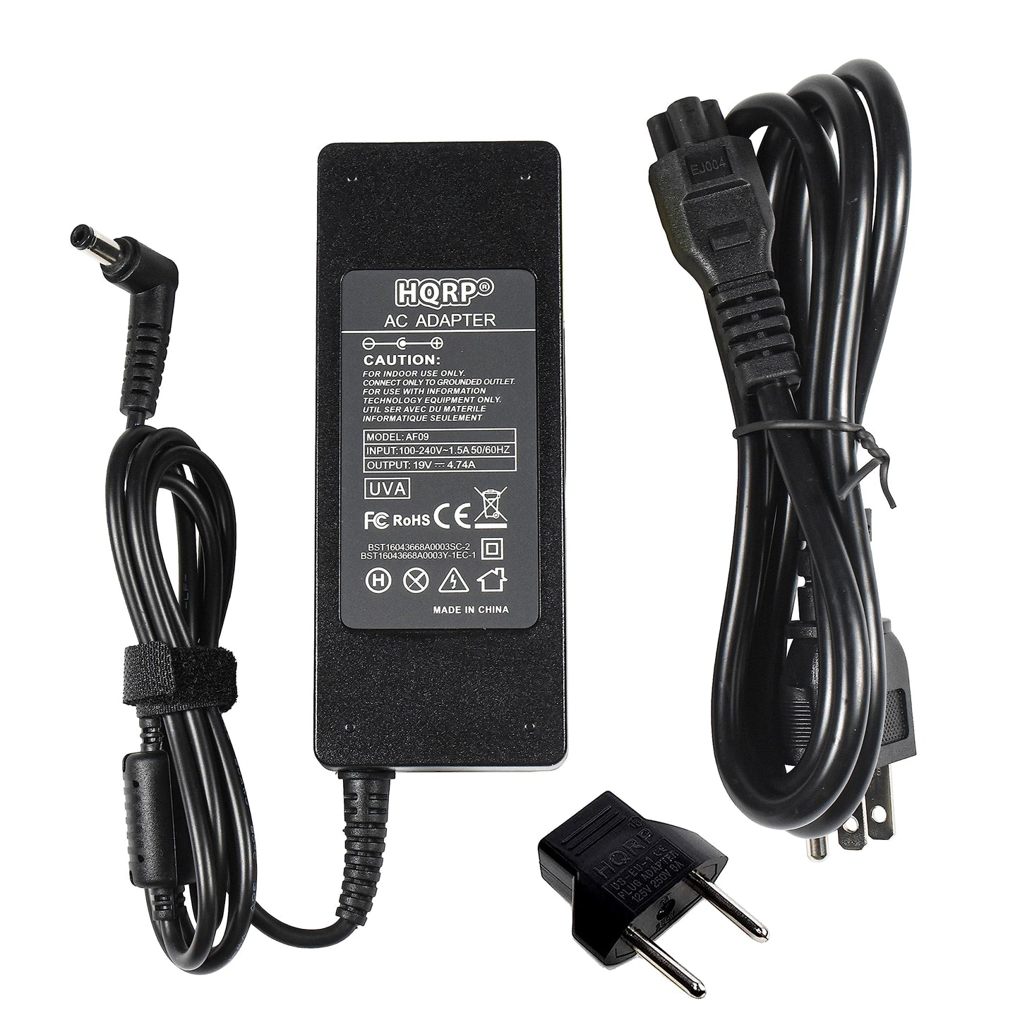 HQRP AC Power Adapter Works with Intel NUC Kit NUC8i3CYS; Intel NUC 8 Mainstream-G mini PC NUC8I5INH NUC8I7INH, Adaptor Power Supply Cord Plus Euro…