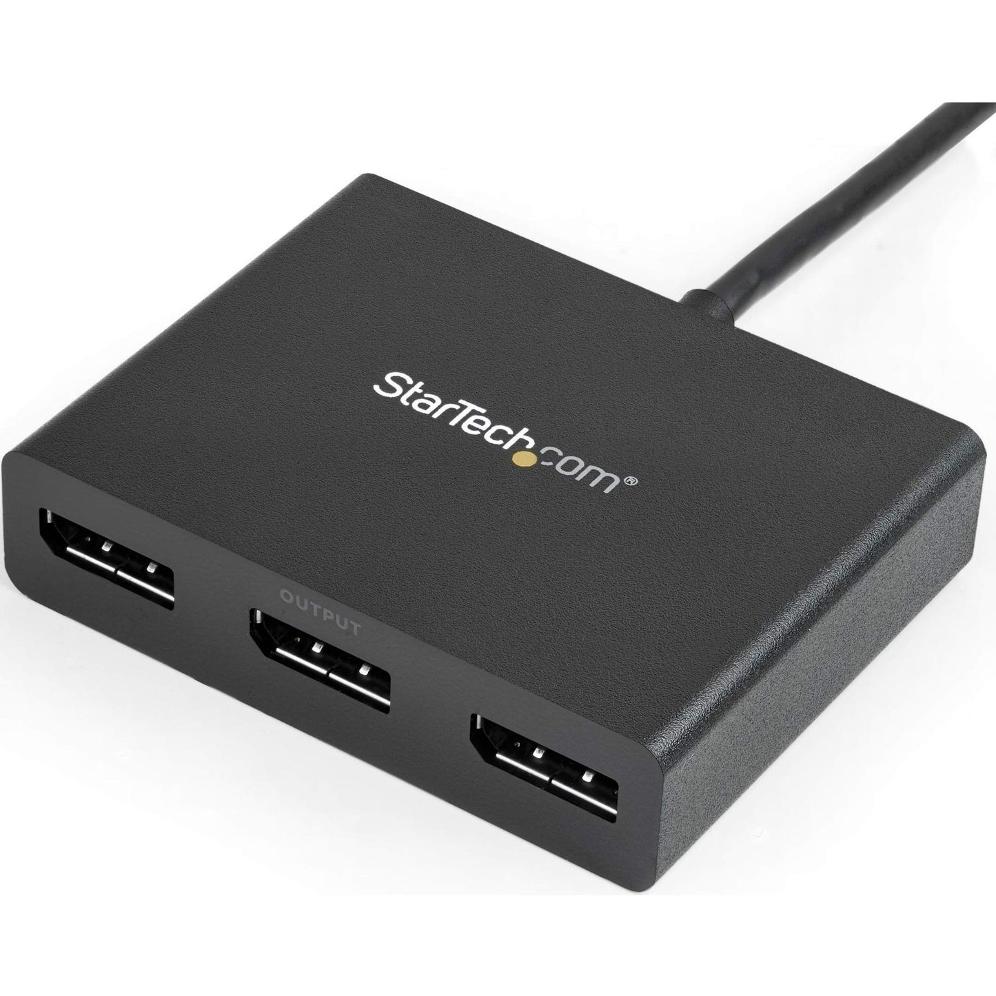 StarTech.com 3-Port Multi Monitor Adapter - Mini DisplayPort to DisplayPort MST Hub, Dual 4K30Hz & 1x 1080p - Video Splitter for Extended Desktop Mode