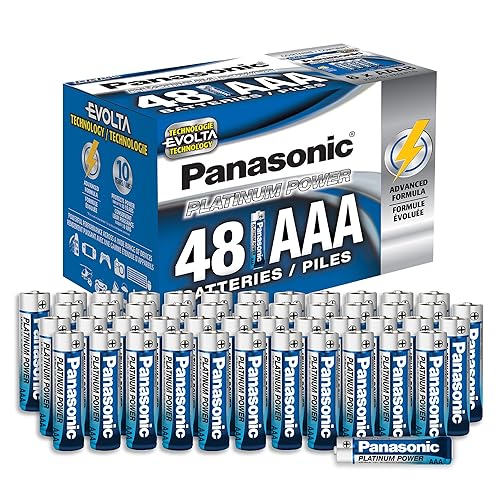 Panasonic Energy Corporation LR03XE/48PC Platinum Power Long Lasting AAA Alkaline Battery, 48 Pack