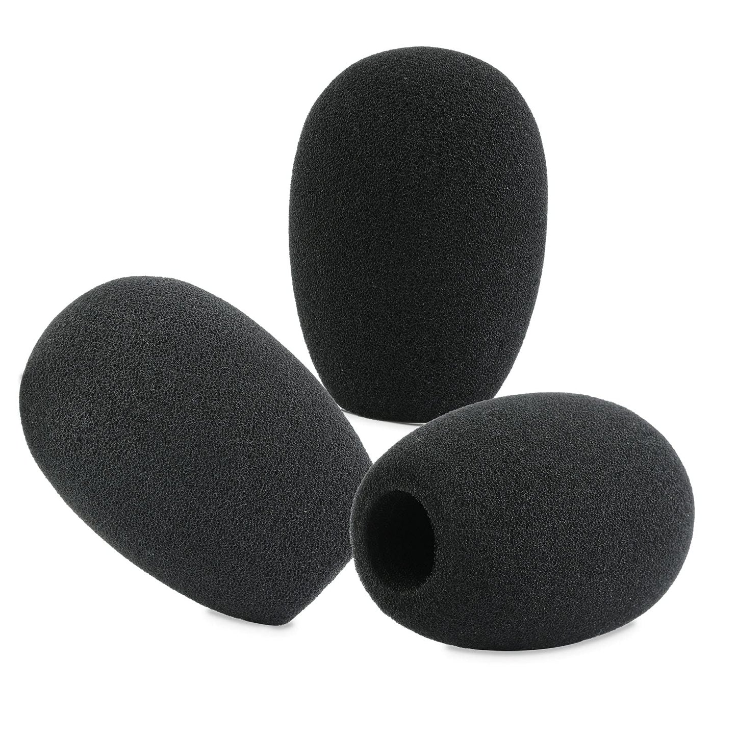 LEFXMOPHY SM81 Windscreen, RK311 Foam Cover Replacement for Shure SM81-LC KSM141 Microphone, Noise-Cancellation Pop Filter 3-Pack