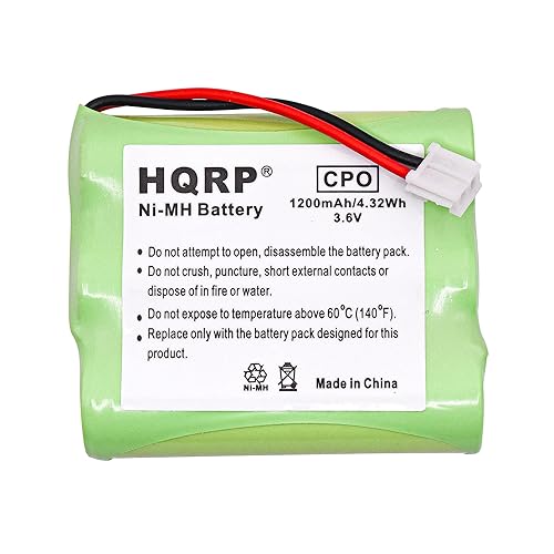 HQRP Cordless Phone Battery Compatible with AT&T/Lucent 3301, SKU 91076, 80-5071-00-00/8050710000 Replacement Vtech Ia5823