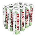 Tenergy Centura AAA NIMH Rechargeable Battery, 800mAh Low Self-Discharge Triple A Battery, 12 Pack