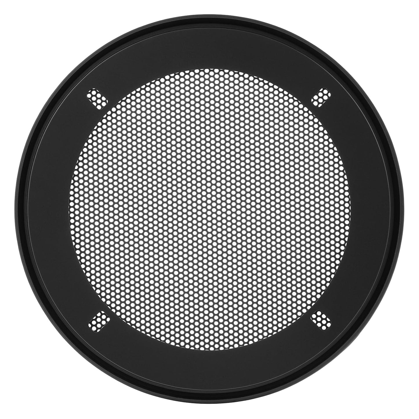 QWORK 4" Speaker Grill Covers, 2 Pack Car Speaker Subwoofer Guard Protector with Screw, Black