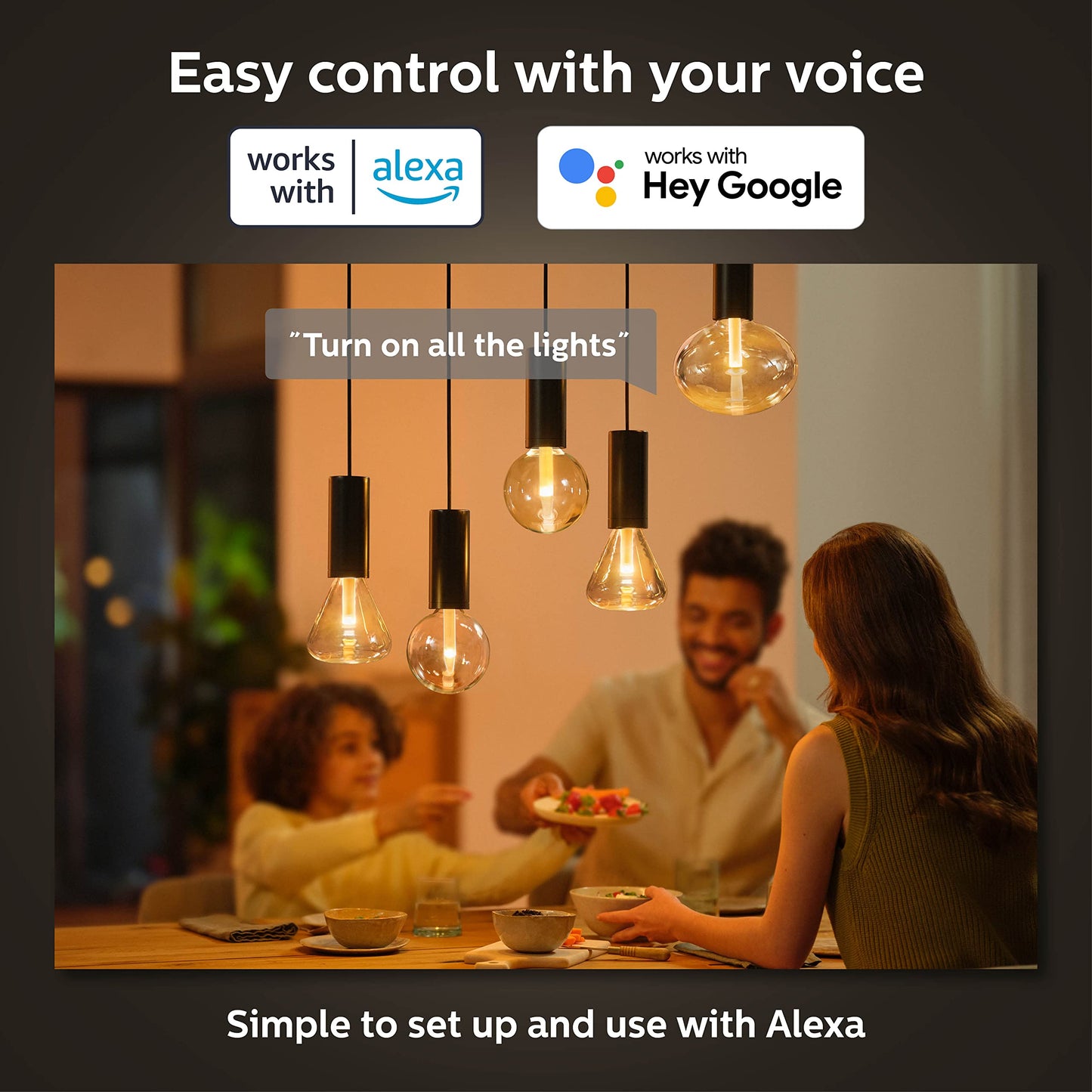 Philips Hue Lightguide Ellipse Smart LED Bulb, 1-Pack