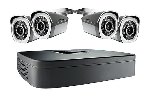 Lorex LNR1141TC4 4Ch 1TB Cloud Connect with 4 x 1080p HD Cameras (Black)