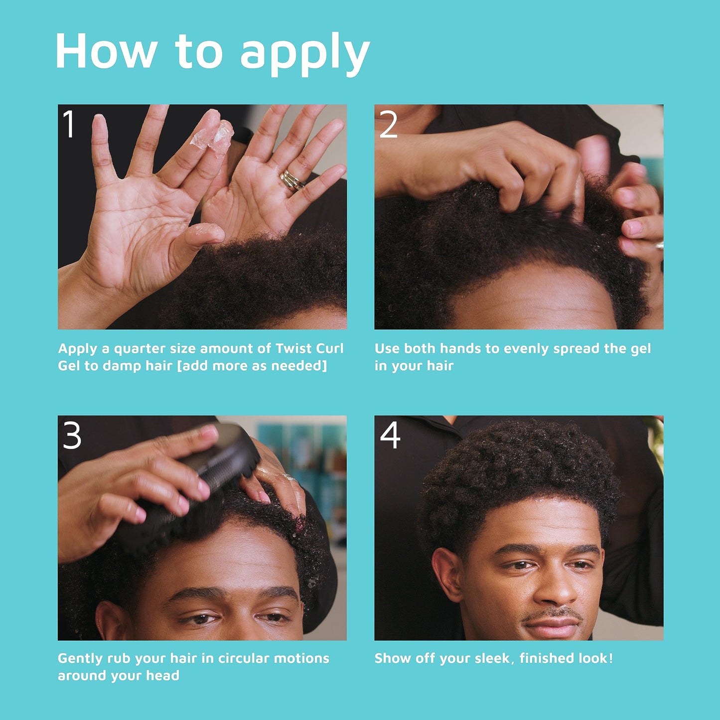 KISS Colors & Care Twist Curl Gel – 6 oz, Flexible Hold for Twists, Moisturizing, Promotes Hair Growth, Lightweight with Organic Jamaican Black Castor Oil