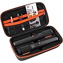MAILADA Wireless Microphone Case For JBL Wireless Two Microphone System Handheld Dual Mic Travel Bag for Singing or Karaoke for Receivers, Adapters