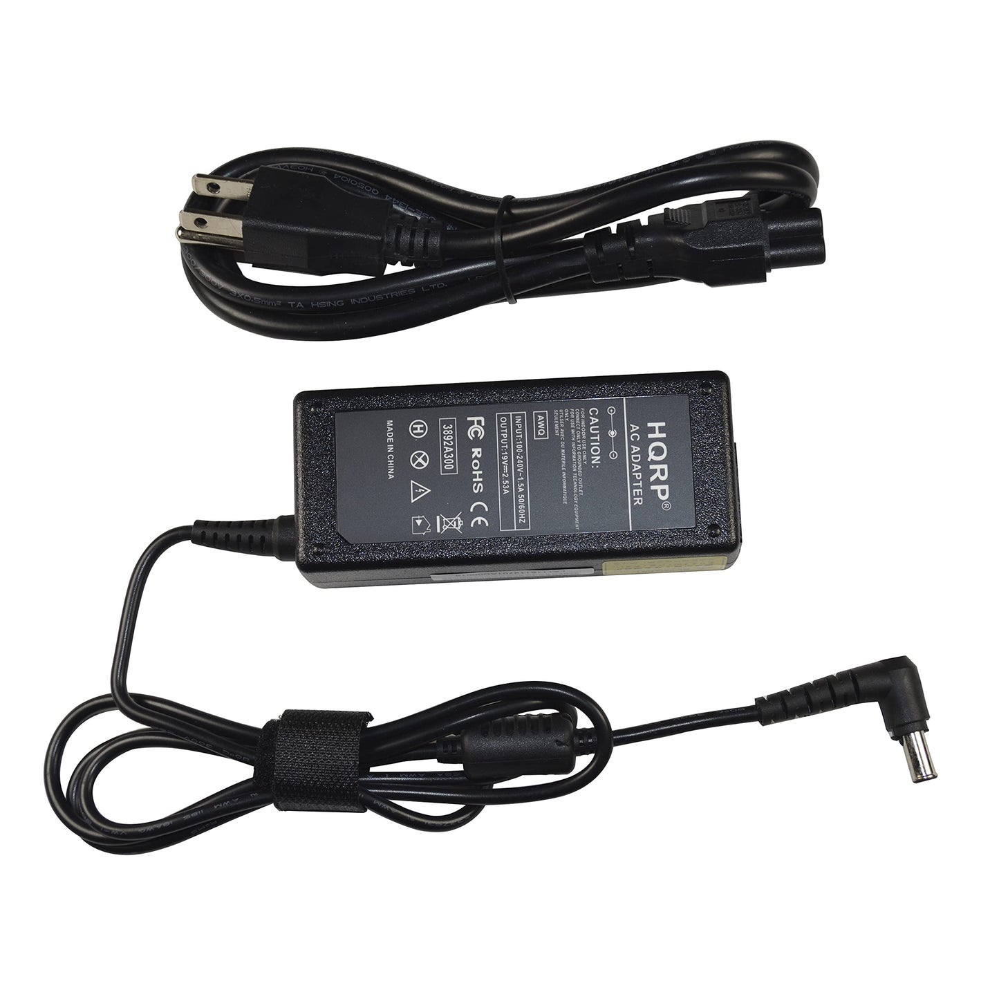 HQRP 19V AC Adapter Compatible with Samsung A4819-FDY UN32J4000AGXZD UN32J4000AFXZA BN44-00835A UN32J4000AF UN32J400DAF UN32J5205 UN32J4500…