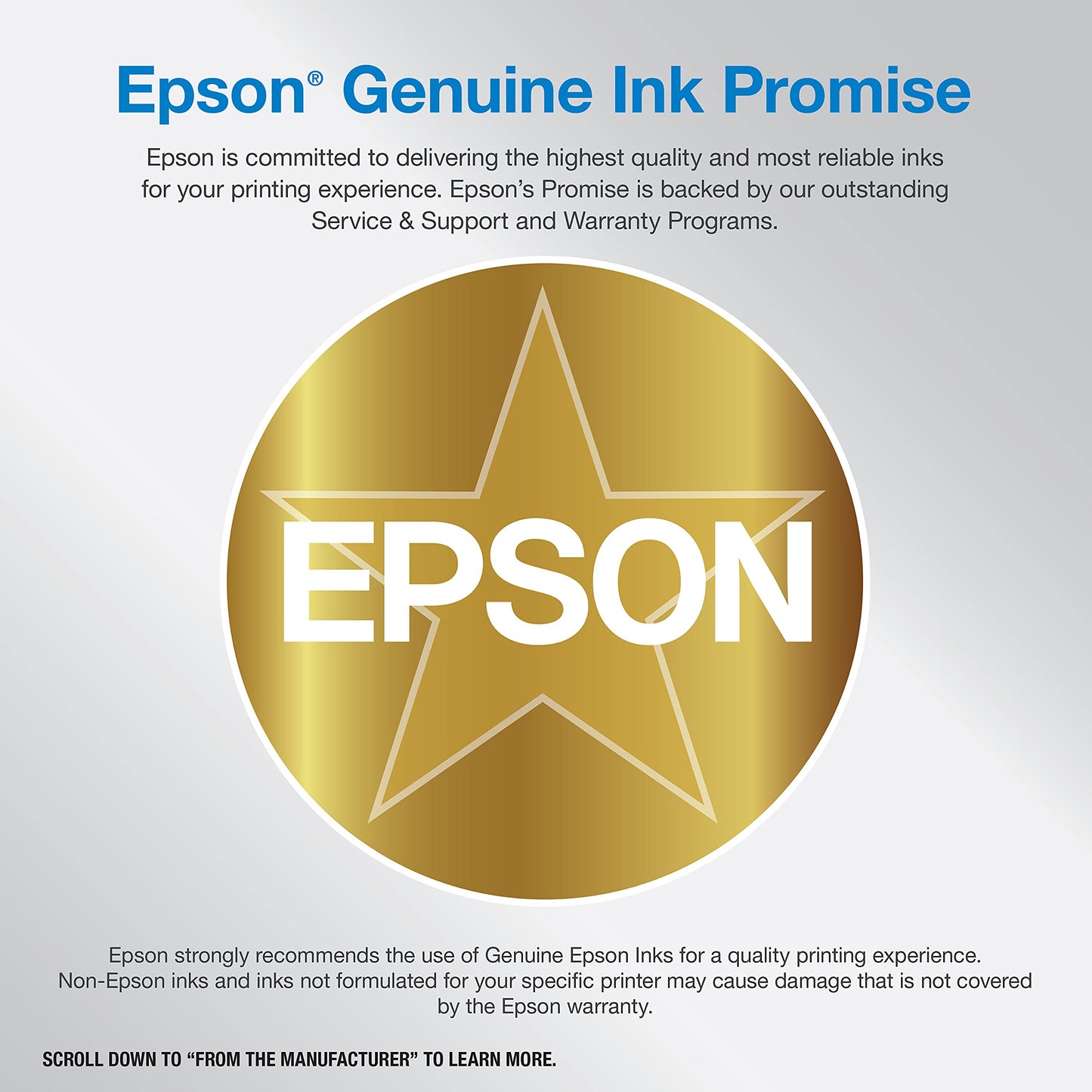 Epson EcoTank ET-2800 Wireless Color All-in-One Cartridge-Free Ink Supertank Printer with Scan and Copy for Home Use, White