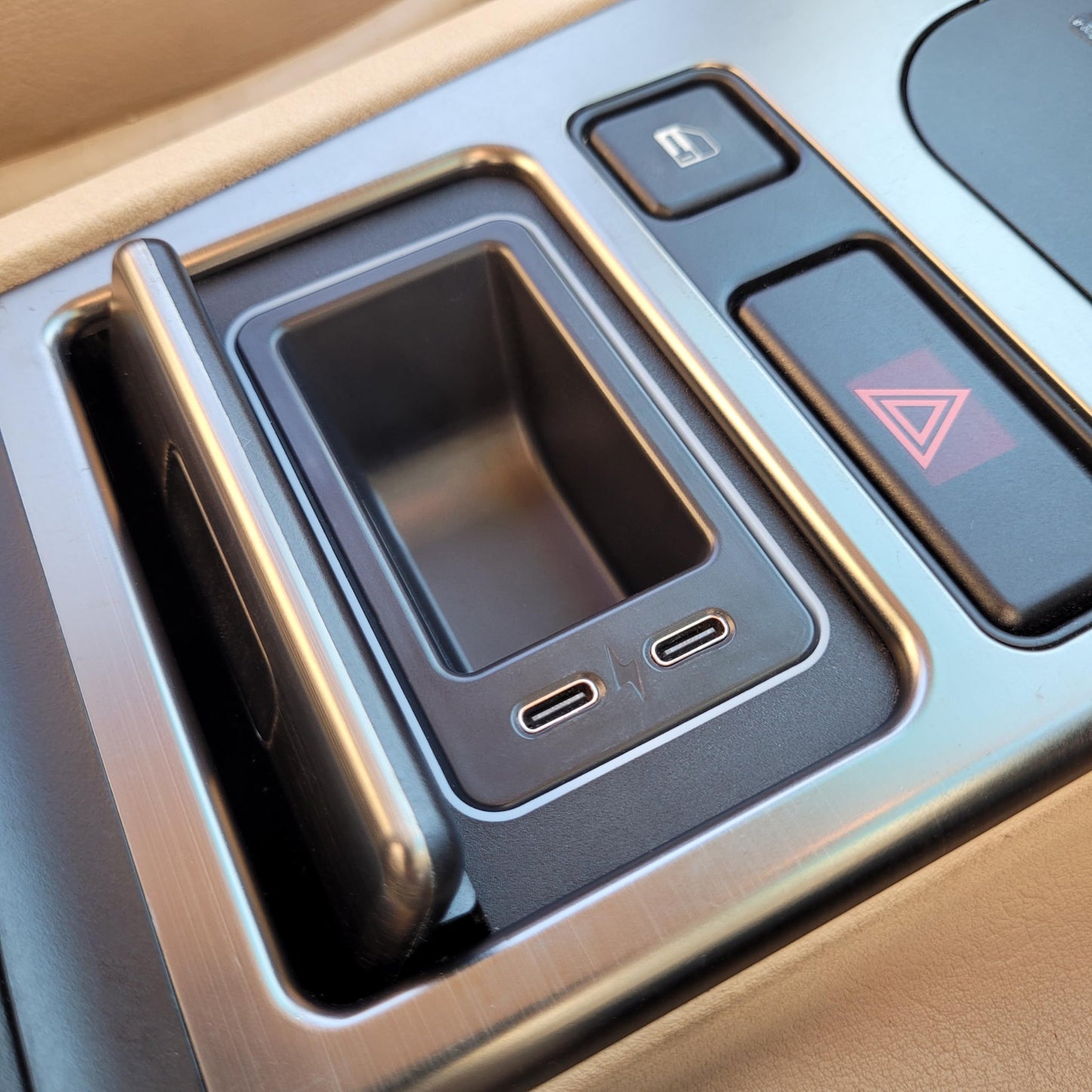 Trick Bits - 65W PD Dual Port Fast Charger/Coin Holder - C Type - Compatable with/Replacement for BMW E39 Ashtrays (1995-2004) - 520i, 523i, 525i