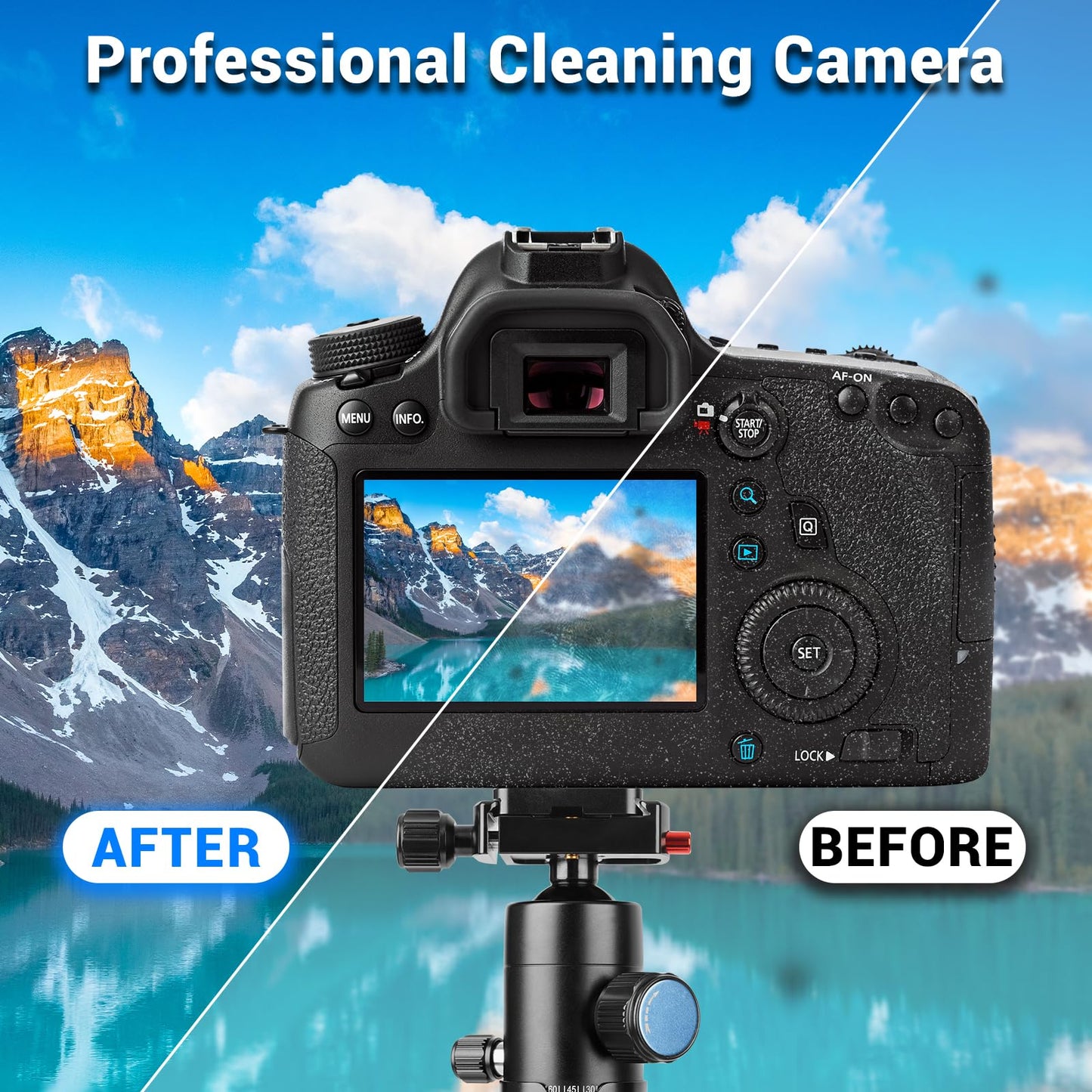 Aispour Camera Lens Cleaning Kit, 10-in-1 Camera Cleaning Kit, Camera Lens Cleaner and Camera Accessories, Includes Lens Cleaning Kit/Lens