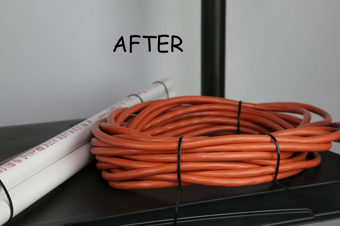Multi-Purpose Cable Ties, Zip Ties Heavy Duty are Great for Cord & Cable Management. Wire Ties Measure 8" (500, Black)