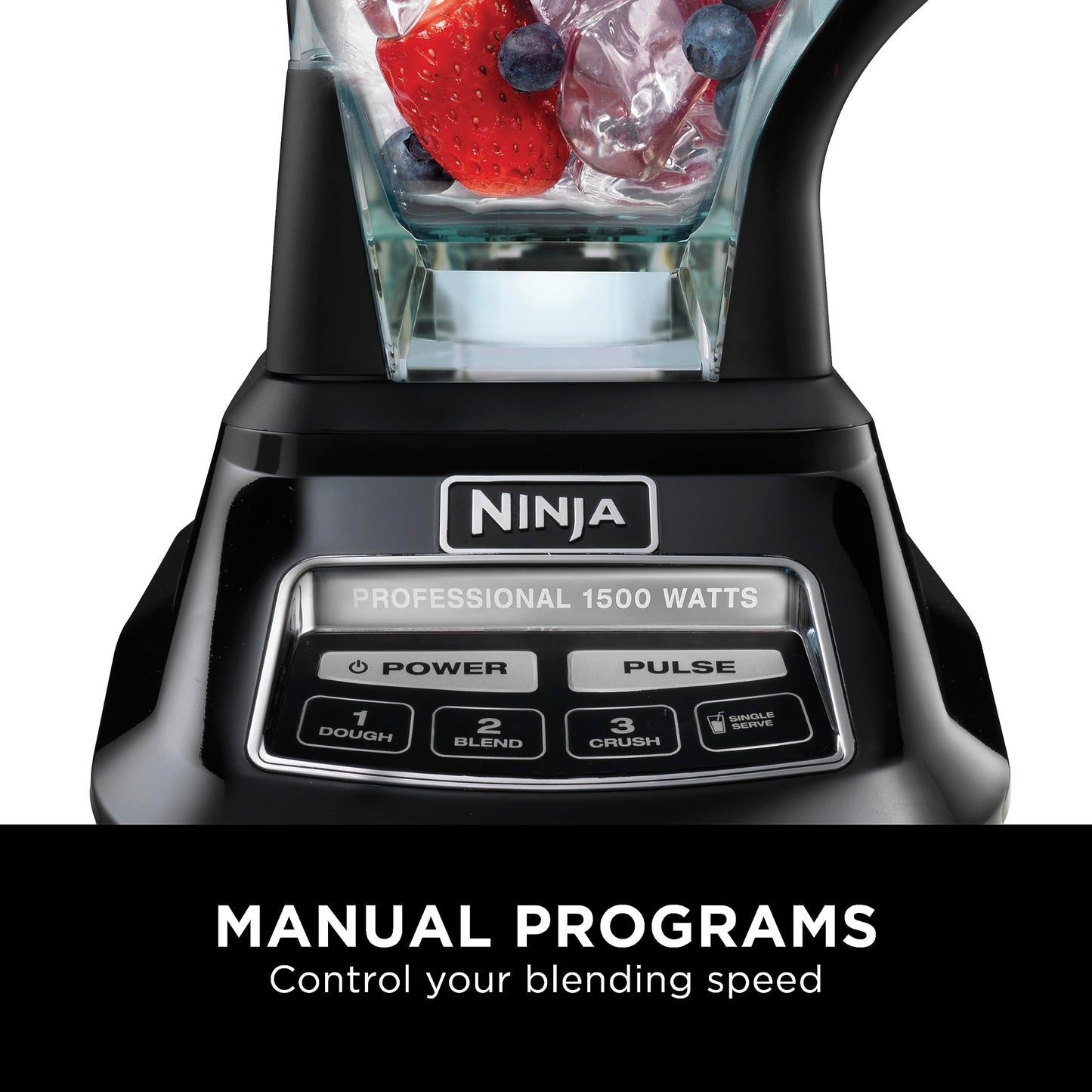 Ninja Mega Kitchen System BL770 – 1500W Blender & 8-Cup Food Processor, 72oz Pitcher, 2 To-Go Cups, Total Crushing for Smoothies, Ice & Dough, Black