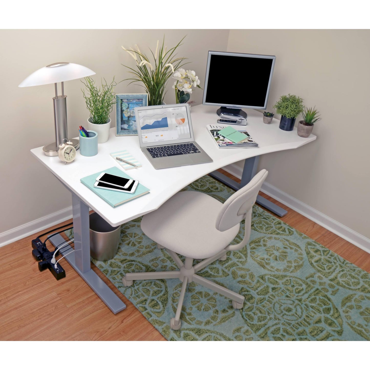 Tripp Lite 6 Rotatable Outlet Surge Protector Power Strip, 8ft Cord, Two USB, Black, $50,000 INSURANCE (TLP608RUSBB)