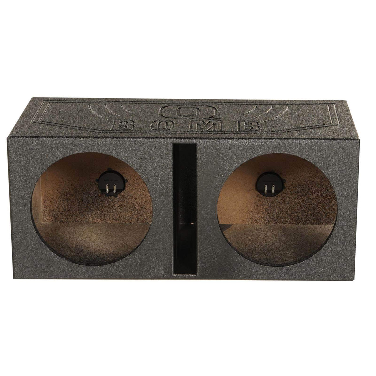 Q Power QBOMB8V Dual 8-Inch Vented Port Subwoofer Box