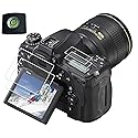 HUIPUXIANG D750 D780 Top+Screen Protector for Nikon D750 D780 Camera with Hot Shoe Cover,0.3mm High Definition 9H Hardness LCD Tempered Glass Film