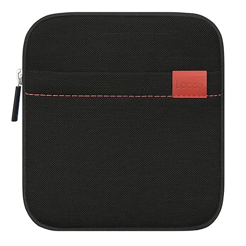 Lacdo Waterproof External USB CD DVD Writer Blu-Ray Protective Storage Carrying Case Bag Compatible Apple MD564ZM/A SuperDrive,Magic Trackpad