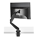 Fotolux Full Motion Ultra-flex Gas Spring Swivel LCD Desk Monitor Mount For 15"-27" With USB And Audio Ports - Easy Installation With Quick Release