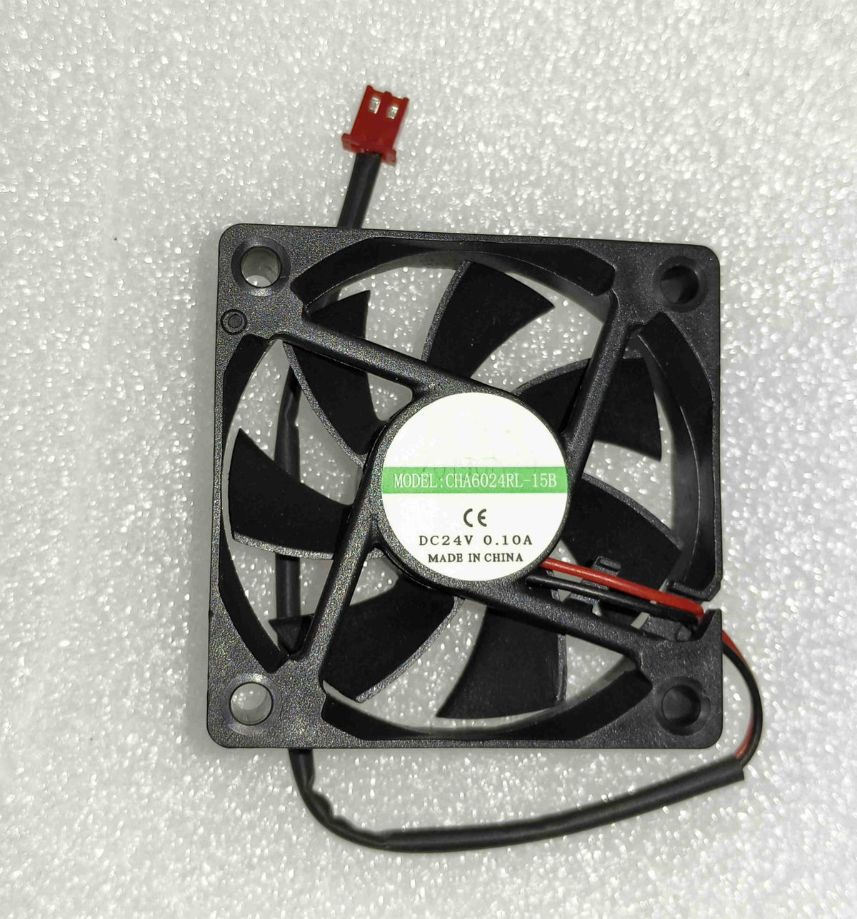 CHA6024RL-15B 60X60X15MM 24V 0.10A 2-Wire Cooling Fan