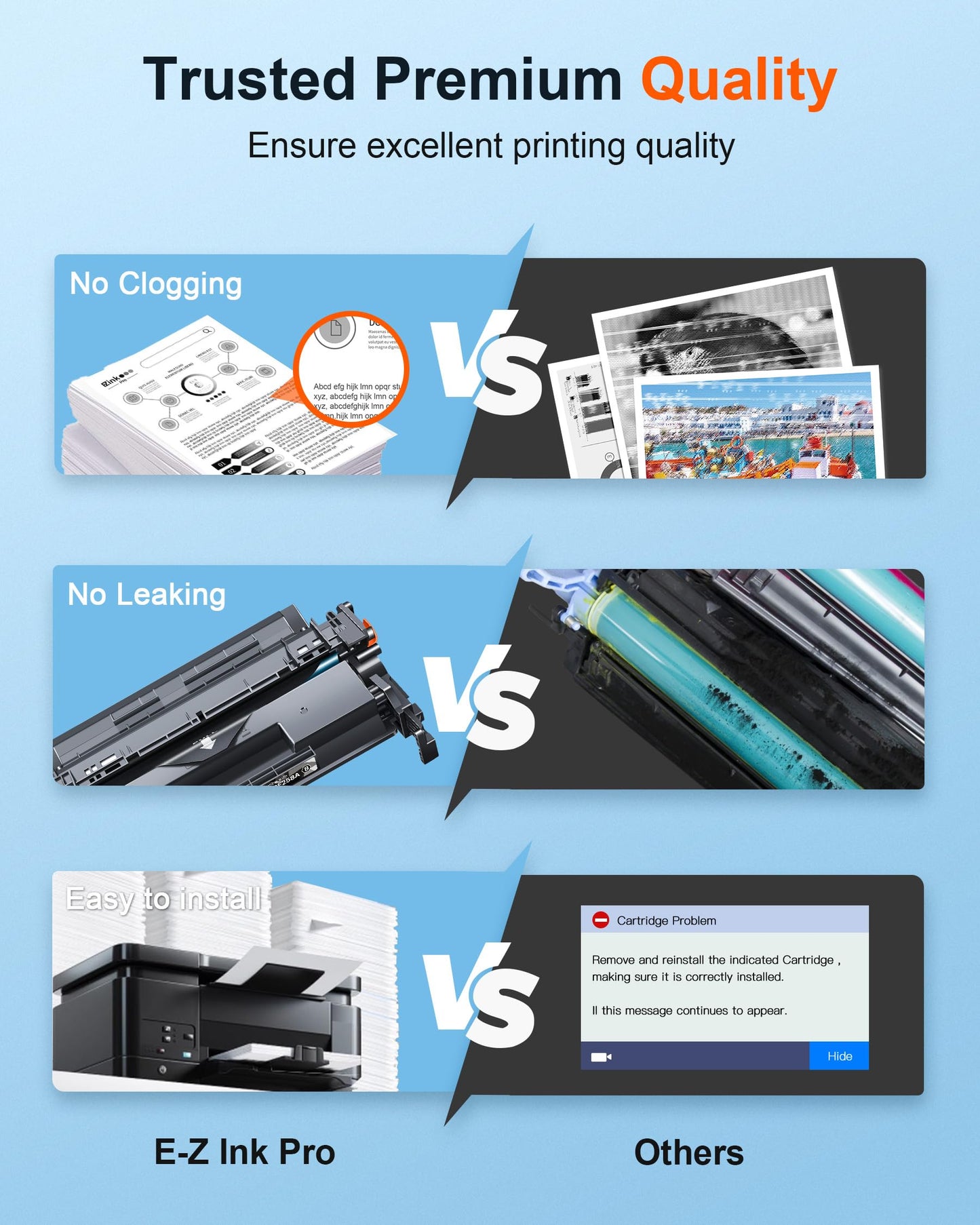 CF258A 58A Toner Cartridge Black Compatible for HP 58A CF258A 58X CF258X Toner Cartridge for LaserJet Pro MFP M428fdw M404dn M404n M404dw M428fdn
