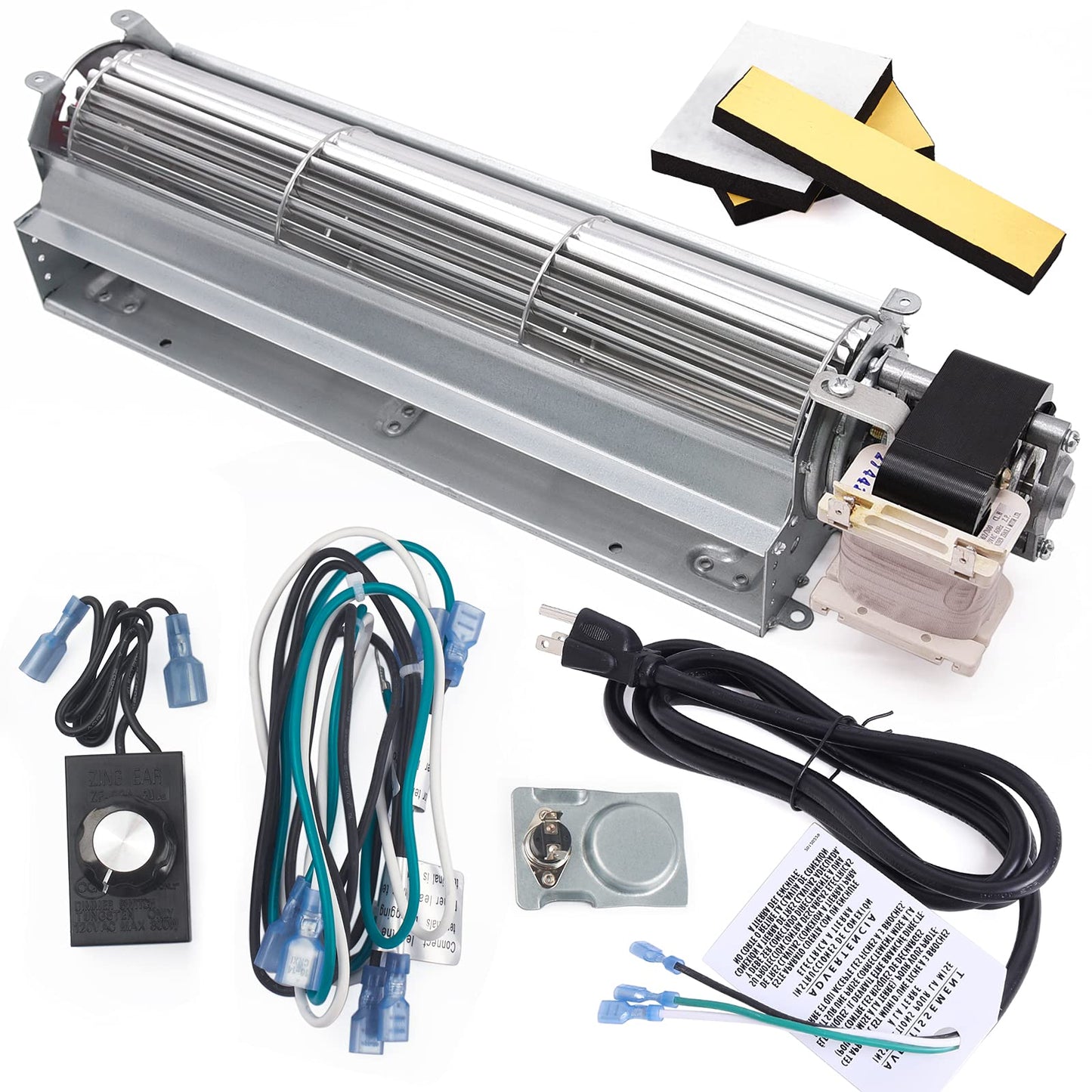 Adviace BKT BK Blower Fan Kit for Desa Tech, FMI, Vanguard, Vexar & Astria Fireplaces, GA3650 GA3700 GA3750 GA3650T GA3700T GA3750A Fireplace Blower