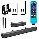 wabracket Wall Mount Bracket for Roku Streambar,Roku Smart Soundbar, Sturdy Soundbar Holder for Roku, with Silicone Remote Cover?Not for Streambar SE