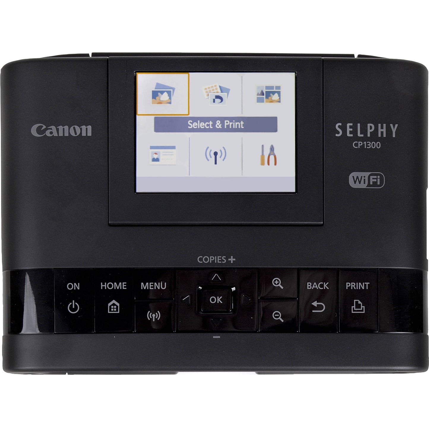 Canon SELPHY CP1300 Compact Photo Printer Black + 2X KP-108IN Color Ink & Paper Set 216 Sheets Value Bundle with USB Cable + More Accessories Kit