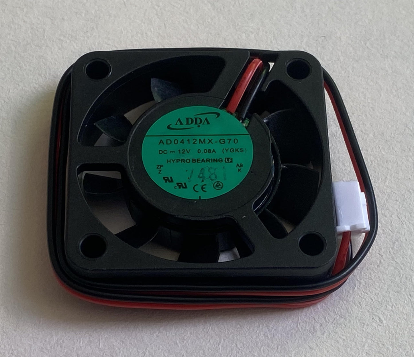 New AD0412MX-G70 ELOMILE Fan AD0412MX-G70 DC12V 0.08A 4CM 4010 Cooling Fan