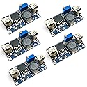 FainWan 5pcs LM2596S-ADJ Power Module DC-DC Buck Regulator 3A Adjustable 5V/12V/24V