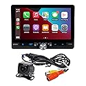 JENSEN J1CA8FL-BUC 8-inch Certified Apple CarPlay Android Auto Wired or Wireless | Single DIN and Double DIN Touchscreen Car Stereo Radio | Bluetooth