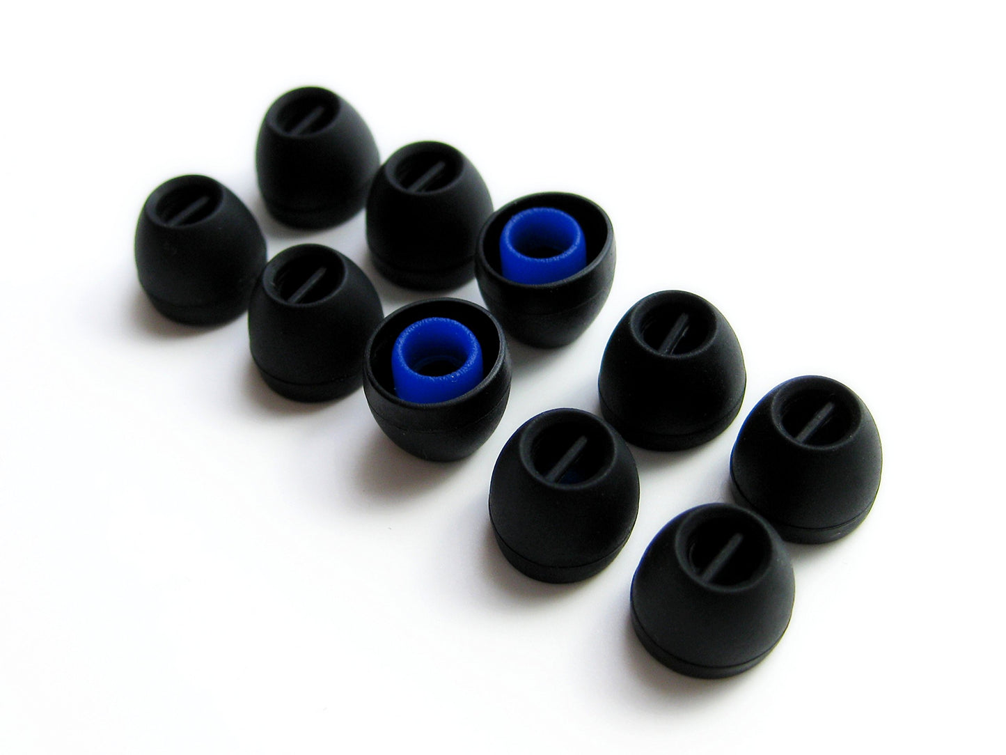 10pcs- (Sn-Sm) Replacement Set Earbuds Eartips Compatible with AKG by Harman: K324P, K321, K330, K340, K374, K375, K390, K391 NC in-Ear Earphones