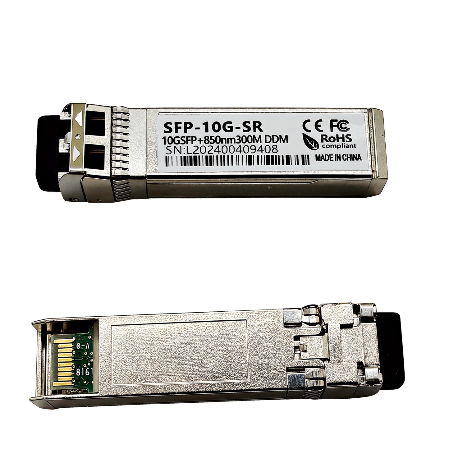 10G SFP+ Transceiver Module, 850nm Multimode, LC Connector, 300M Range,SFP Multi-Mode LC Module, SFP-10GB-SR,Compatible